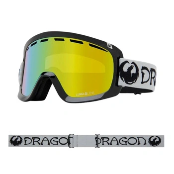 Gogle narciarskie Dragon D1 OTG Classic Grey snowboardowe soczewki S3, S1