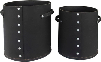 Komplet osłonka na doniczkę Esschert gumowa z recyklingu 2 sztuki