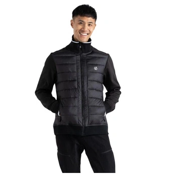 Kurtka męska Dare2b Frost hybrydowa pikowana bejsbolówka czarna r. XL