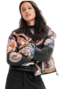 Kurtka damska Desigual M. Christian Lacroix Heddal zimowa czarna