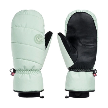 Rękawice damskie Roxy Flint Primaloft narciarskie jednopalczaste miętowe