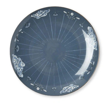 Talerz do serwowania Westwing Collection Mystic podstawka pod talerz niebieski
