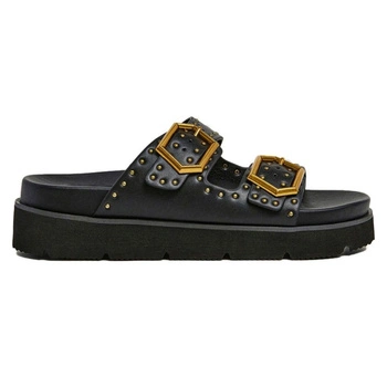 Klapki damskie Pepe Jeans Pola Studs czarne wsuwane