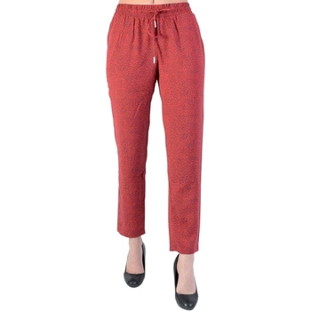 Spodnie damskie Le Temps Des Cerises materiałowe wzorzyste przewiewne