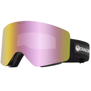 Gogle narciarskie unisex Dragon R1 OTG Icon Pink snowboardowe dwie szyby S1 / S4