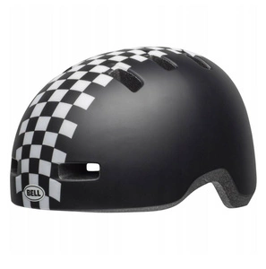 Kask rowerowy Bell Lil Ripper dziecięcy orzeszek BMX czarny szachownica