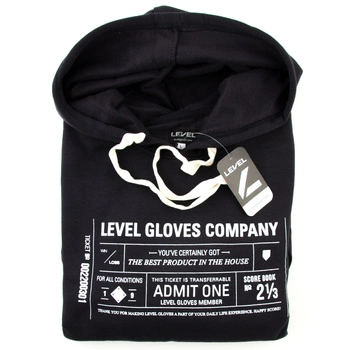 Bluza damska Level Hoodie dresowa ocieplana z kapturem r. L