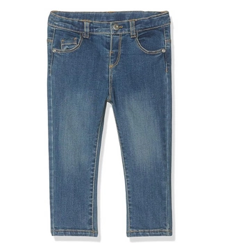 Spodnie chłopięce Chicco jeansy elastyczne niebieskie