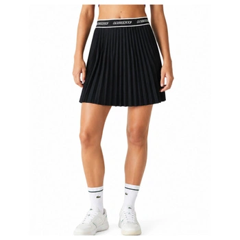 Spódnica damska Lacoste Active krótka plisowana czarna r. XS
