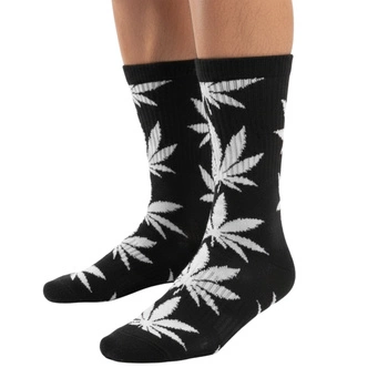 Skarpetki HUF Essentials Plantlife wysokie skarpety czarne