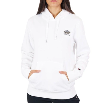Bluza damska Champion Sweatshirt HD bawełniana z kapturem biała