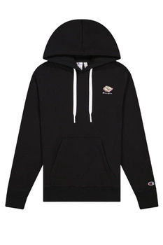 Bluza damska Champion Sweatshirt HD bawełniana z kapturem czarny