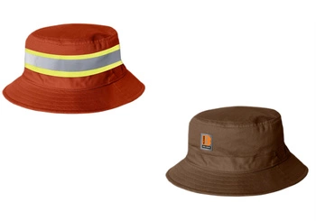 Kapelusz męski Brixton Builders Reversible Bucket Hat dwustronny r. S/M