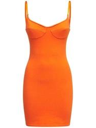 Sukienka damska Calvin Klein Heron Preston mini pomarańczowa
