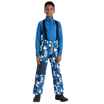 Spodnie dziecięce Dare2Be Pow narciarskie z szelkami niebieskie