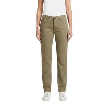 Spodnie damskie Zara chinos bawełniane khaki r.S