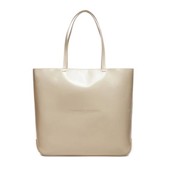 Torebka damska Tommy Jeans Ess Must Tote Seasonal A shopperka ecru