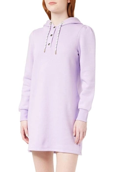 Sukienka damska Naf Naf Osweet dresowa sportowa z kapturem