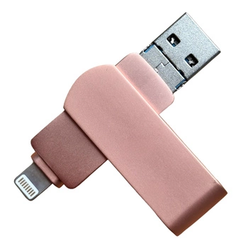 Pamięć przenośna Agolaty FlashDrive 3in1 USB 64GB pendrive różowy