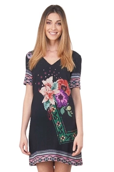Sukienka damska Desigual Barta mini wzorzysta r. S