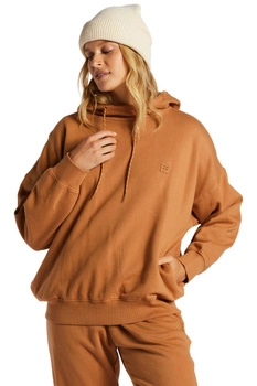 Bluza damska Billabong Halifax brązowa z kapturem