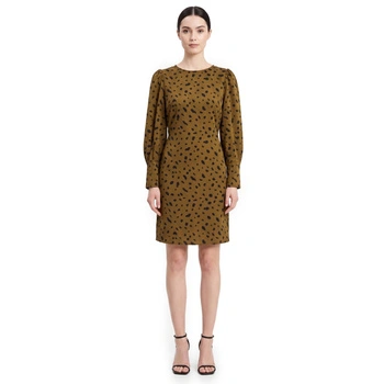 Sukienka damska Vero Moda Calina Ls przed kolano khaki r. XS