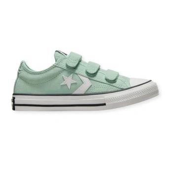 Buty trampki dziecięce Converse Star Player 76 na rzepy zamszowe miętowe