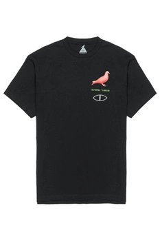 Koszulka męska Poler X Staple Thermo Pigeon bawełniana czarna