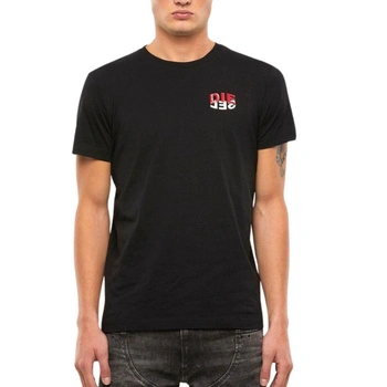 Koszulka męska Diesel T-diegos czarny t-shirt z nadrukiem