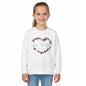 Bluza dziewczęca Lee Cooper klasyczna biała r. 116