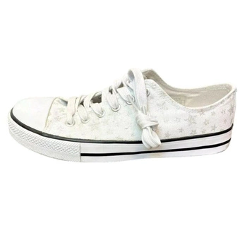 Buty damskie Lascana sportowe trampki białe w gwiazdki klasyczne