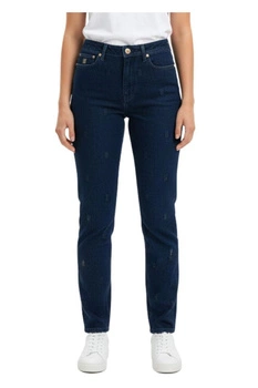 Spodnie damskie Tommy Hilfiger Gramercy Tapered z wysokim stanem