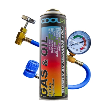 Czynnik do klimatyzacji 2w1 + przewód do nabicia Cool5 zamiennik R134a