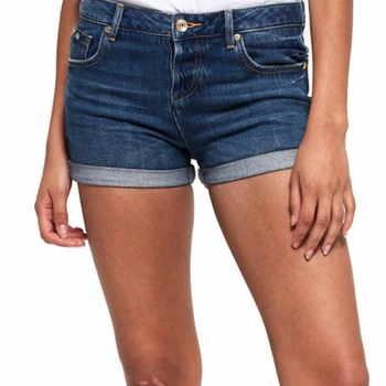 Spodenki damskie Superdry Steph Boyfriend szorty jeansowe