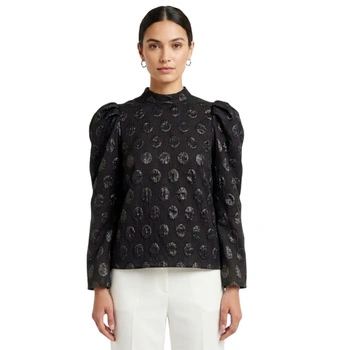 Bluzka damska Sinequanone Zola czarna elegancka prosta