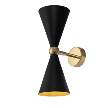 Lampa ścienna Maytoni Vesper czarno-złoty kinkiet