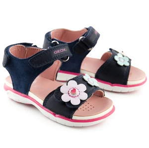 Buty dziewczęce Geox Nappa + Suede sandały r. 20
