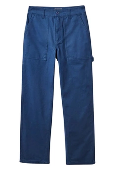 Spodnie damskie Brixton Alameda z wysokim stanem niebieskie