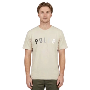 Koszulka męska Poler State Tee bawełniana beżowy r. XL