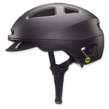Kask rowerowy Bern Major MIPS® miejski regulowany z daszkiem czarny r. S