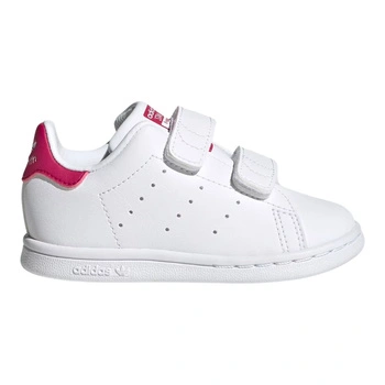 Buty dziecięce Adidas Originals Stan Smith białe na rzepy
