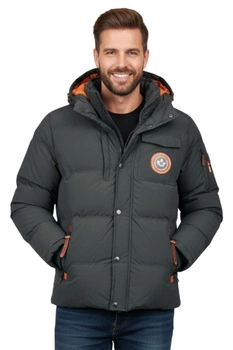 Kurtka męska Canadian Peak Viktoreak zimowa parka szara