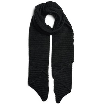 Szalik damski Pieces Pcpyron Structured czarny zimowy