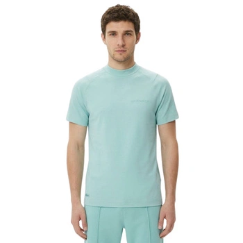 Koszulka męska Lacoste TH6702 zielona o kroju slim fit . XXL