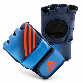 Rękawice treningowe Adidas Pro do walk MMA skóra naturalna niebieskie r. XL