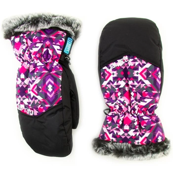 Rękawice dziecięce Level Jolie Teen Mitt narciarskie czarno różowe