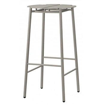 Hoker barowy Aytm Novo metalowy zewnętrzny taupe 75 cm