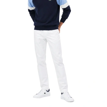 Spodnie męskie Lacoste chinosy białe o korju slim fit r. W38/L34