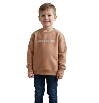Bluza chłopięca Zara bawełniana brązowa r. 80