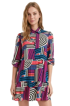 Sukienka damska Desigua Template tunik w geometryczne wzory